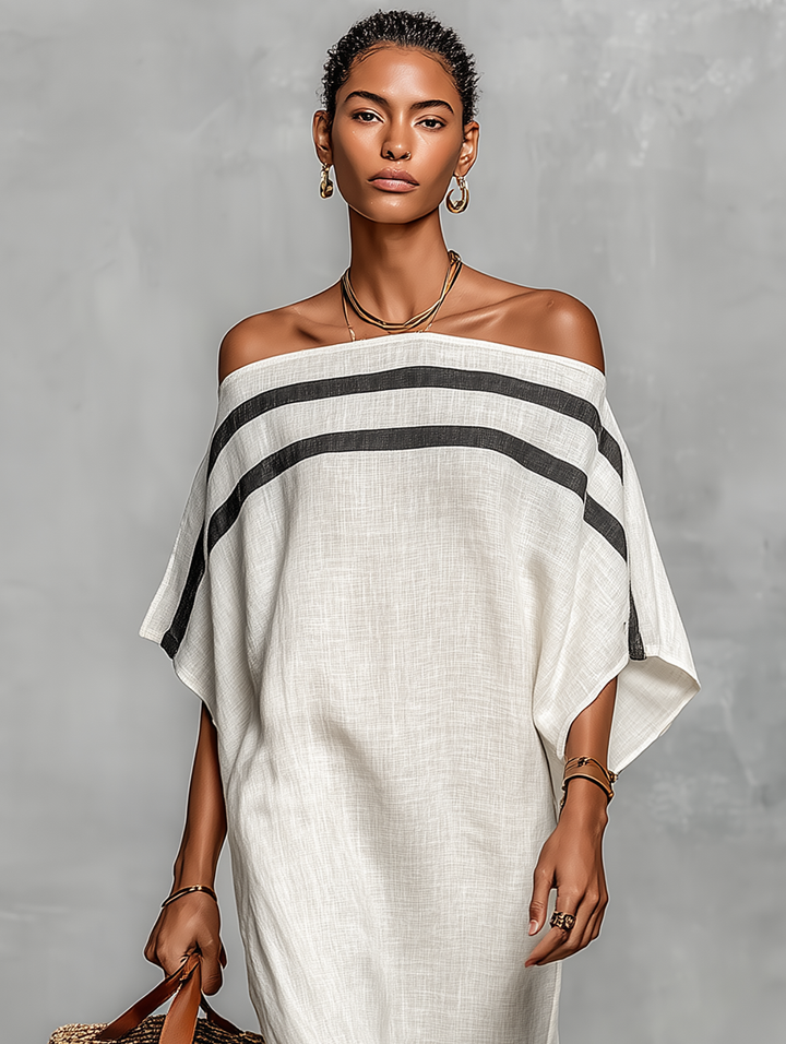 Calla | Off-Shoulder Batwing Maxi Dress