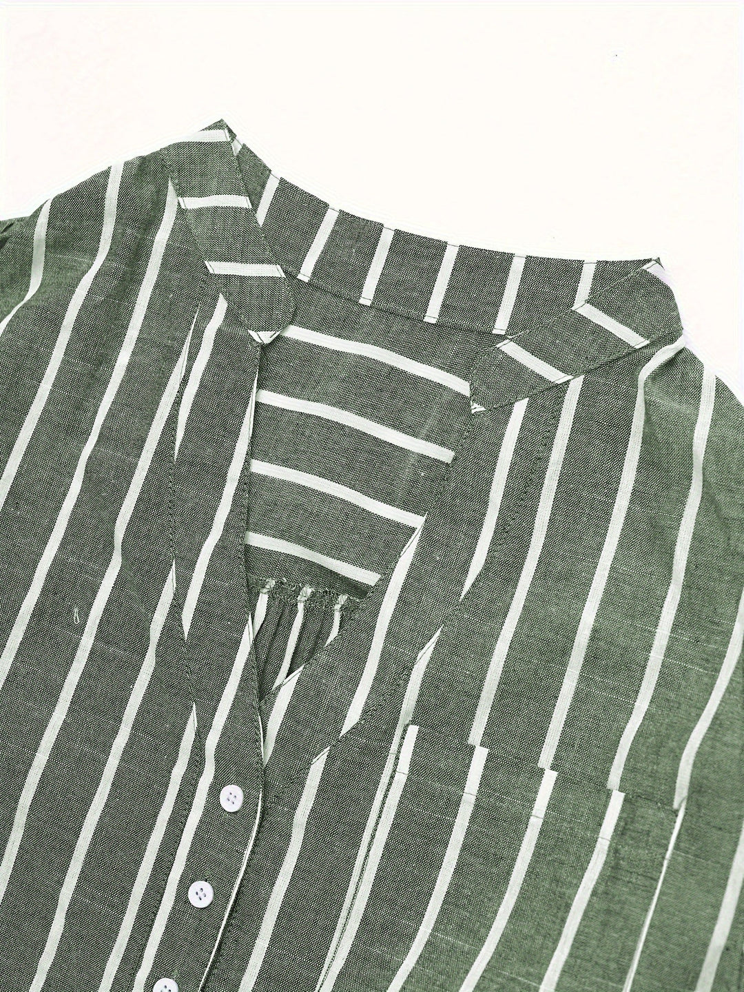 Sharon | Casual Striped V-Neck Top
