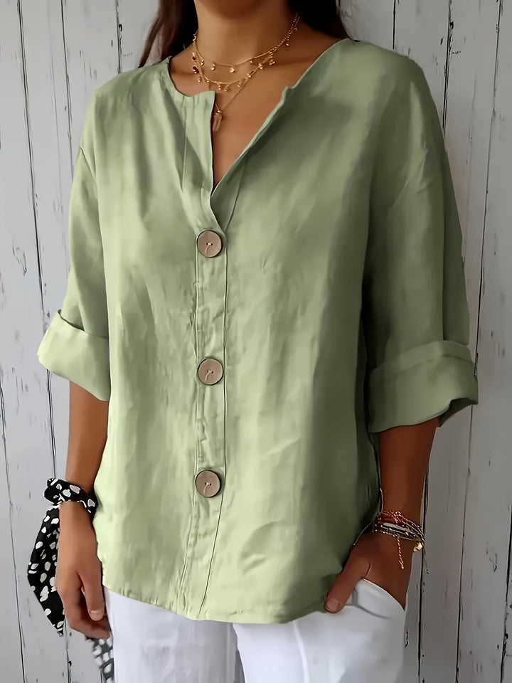 Christine | Casual Loose Button Shirt