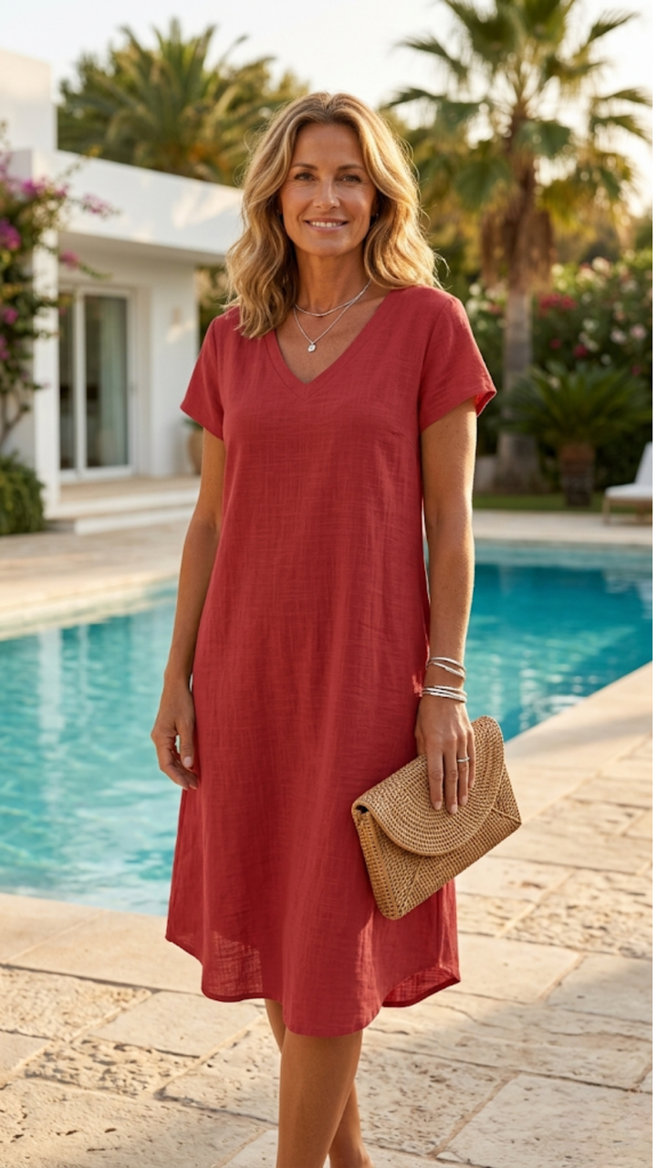 Elena | Easy-Flattering Midi Dress