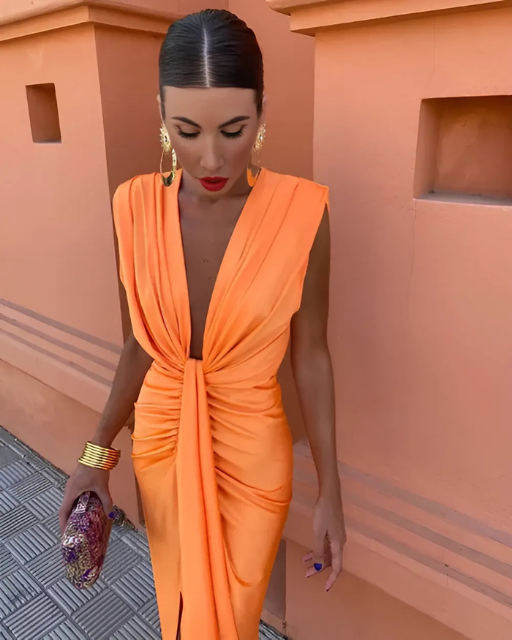 Moriah | Elegant Pleated Dress