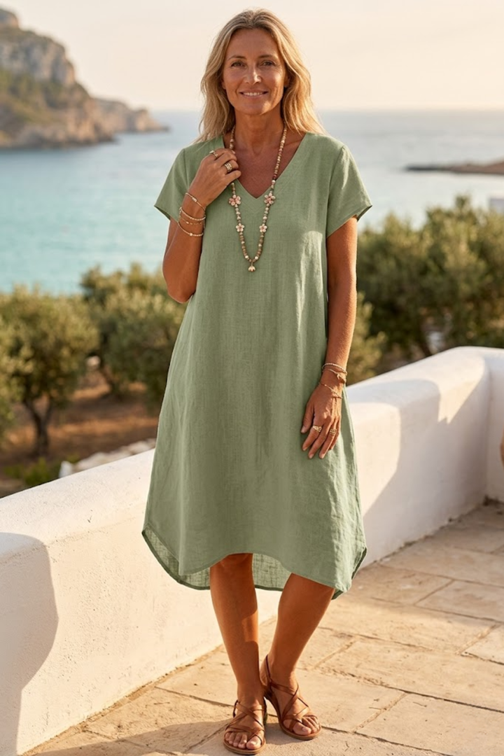 Lila | Breezy Coastal Midi Dress