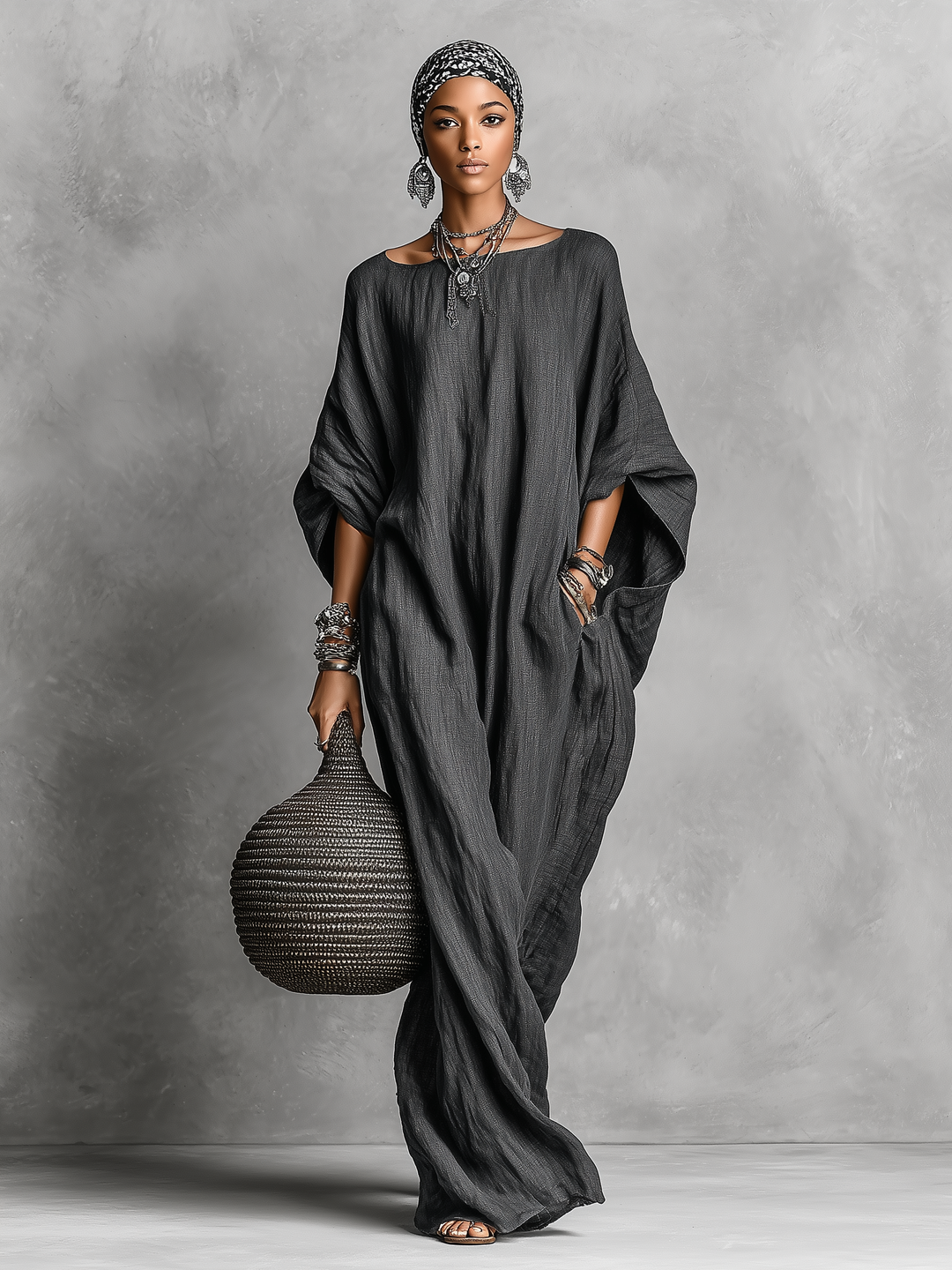 Nora | Effortless Cocoon Maxi Dress