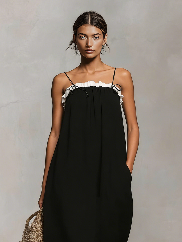 Prism | Color Block Spaghetti Strap Maxi Dress