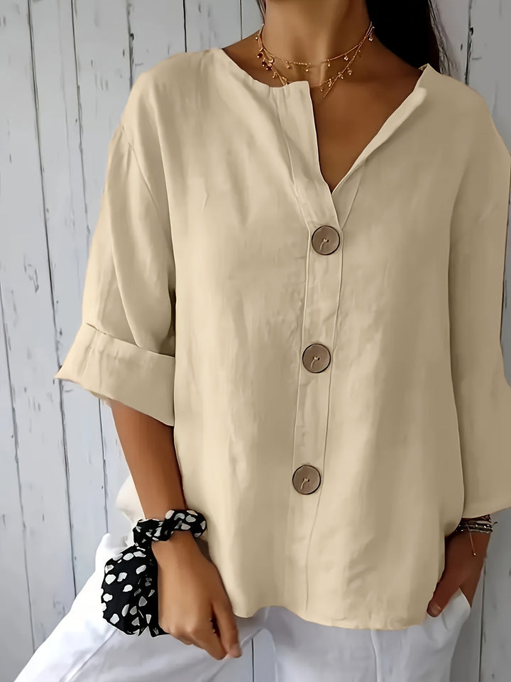 Christine | Casual Loose Button Shirt