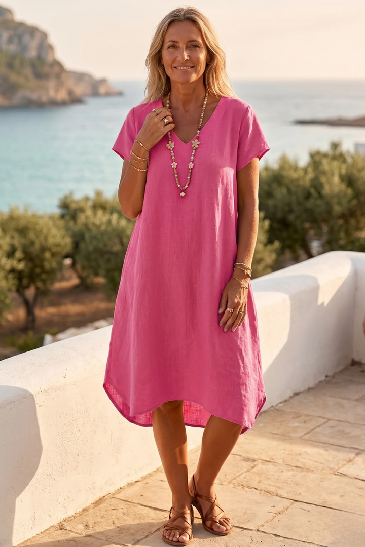 Lila | Breezy Coastal Midi Dress