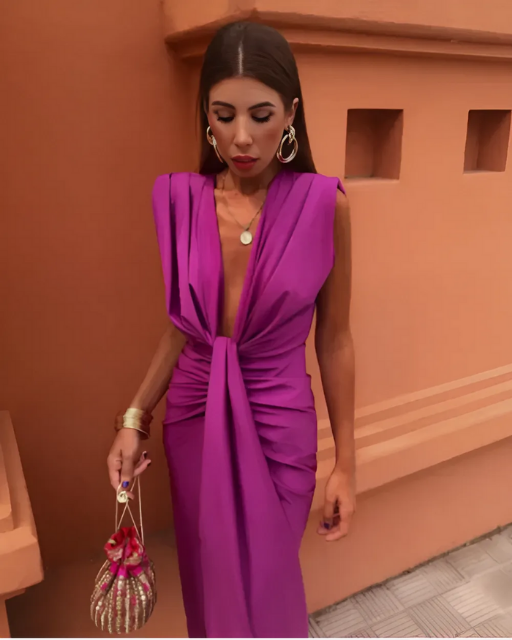 Moriah | Elegant Pleated Dress