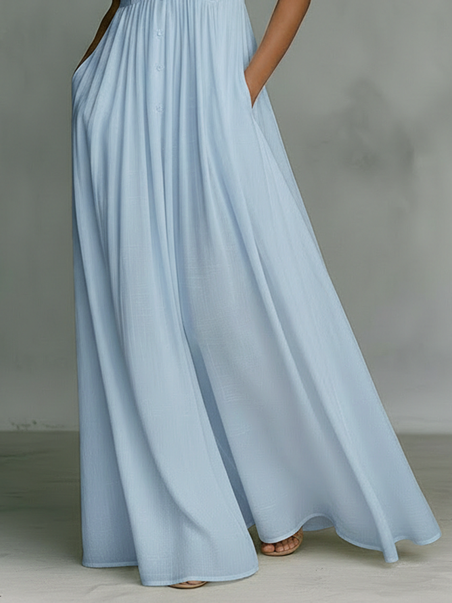 Faye | Minimalist Sleeveless Maxi Dress