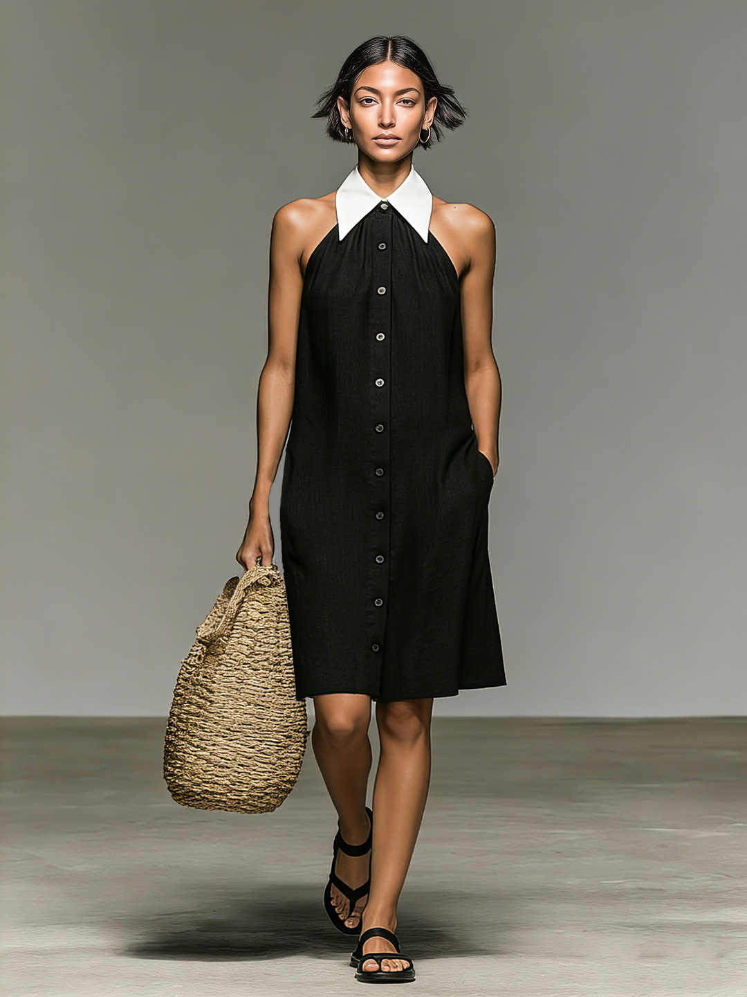 Cora | Color Block Mini Dress