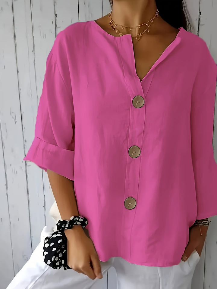 Christine | Casual Loose Button Shirt