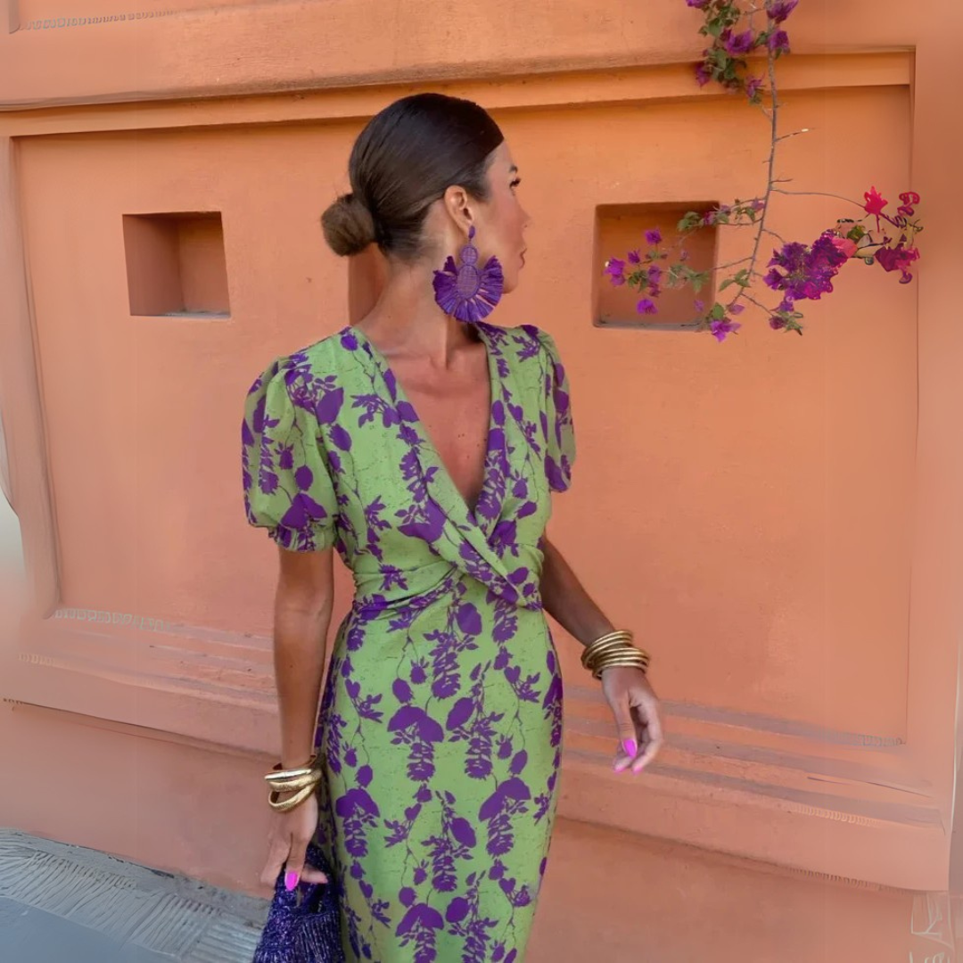 Danielle | Floral Midi Dress