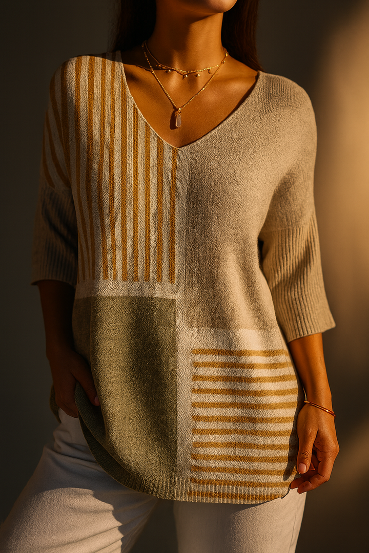 Ivy | Vintage Floral Knit Pullover