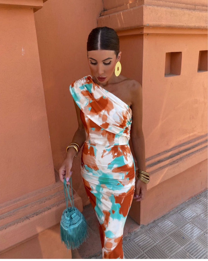 Nursey | Long Colorful Dress