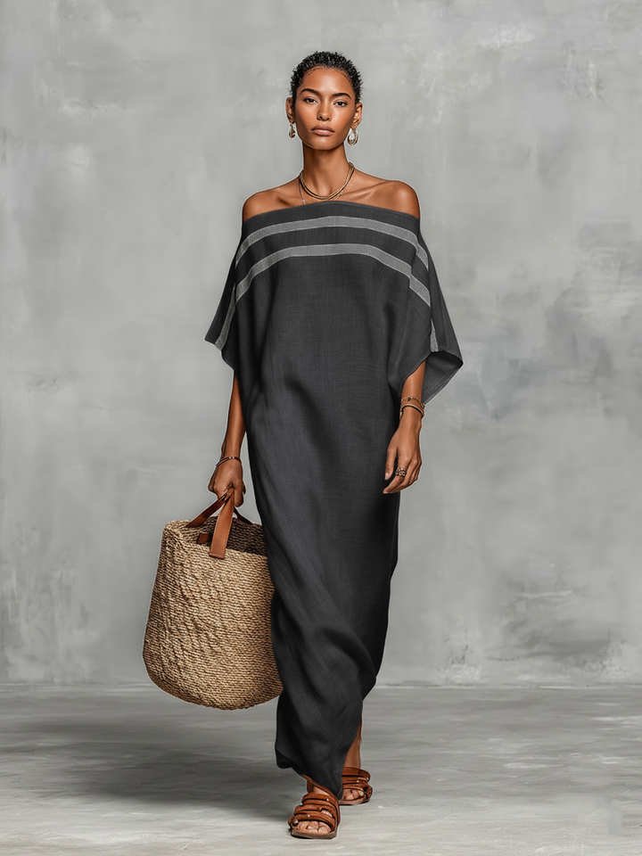 Calla | Off-Shoulder Batwing Maxi Dress