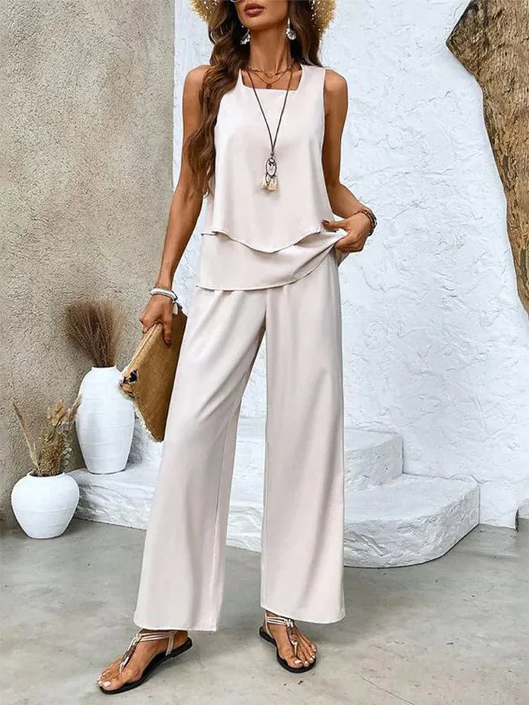 KATHERINE | LIGHT &amp; ELEGANT TWO-PIECE SUMMER SUIT