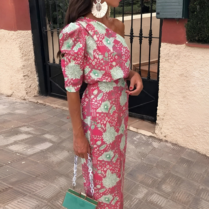 Émilie | Long Printed Dress