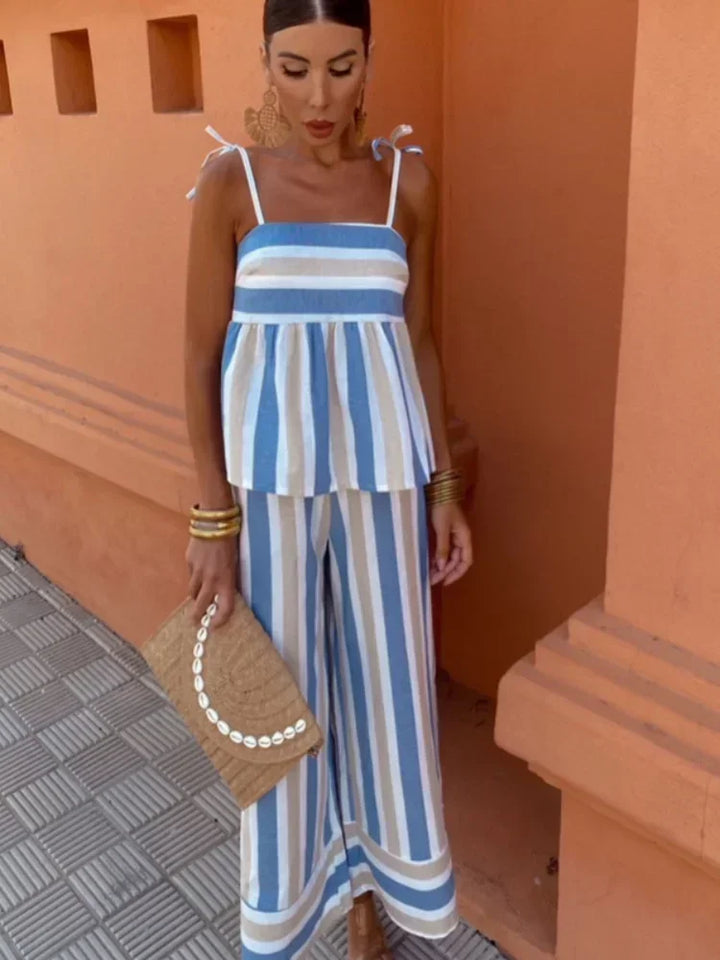 Hanne | Patterned Summer Pants