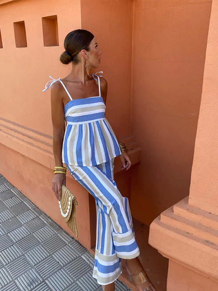 Hanne | Patterned Summer Pants