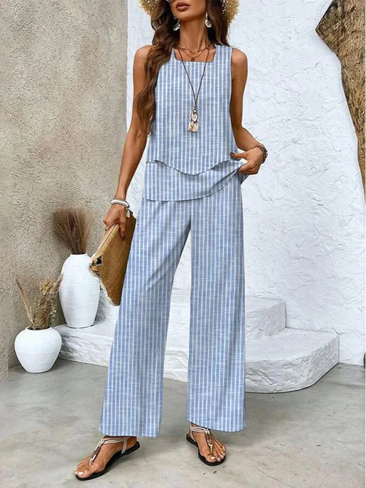 KATHERINE | LIGHT &amp; ELEGANT TWO-PIECE SUMMER SUIT