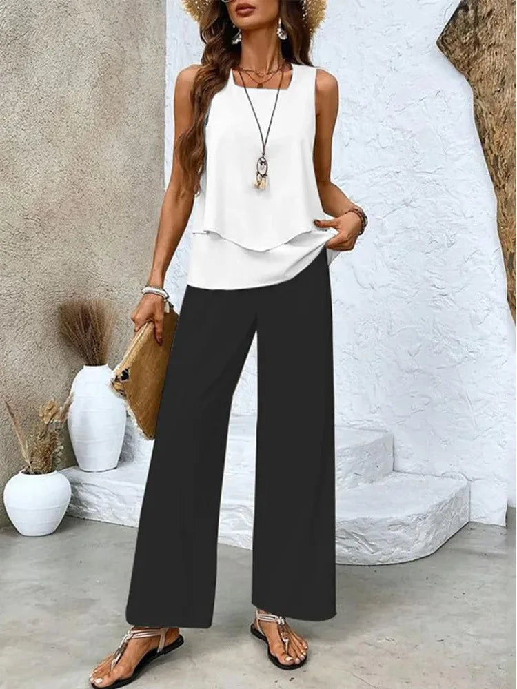 KATHERINE | LIGHT &amp; ELEGANT TWO-PIECE SUMMER SUIT
