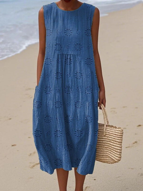 Mireya | Patterned Midi Dress