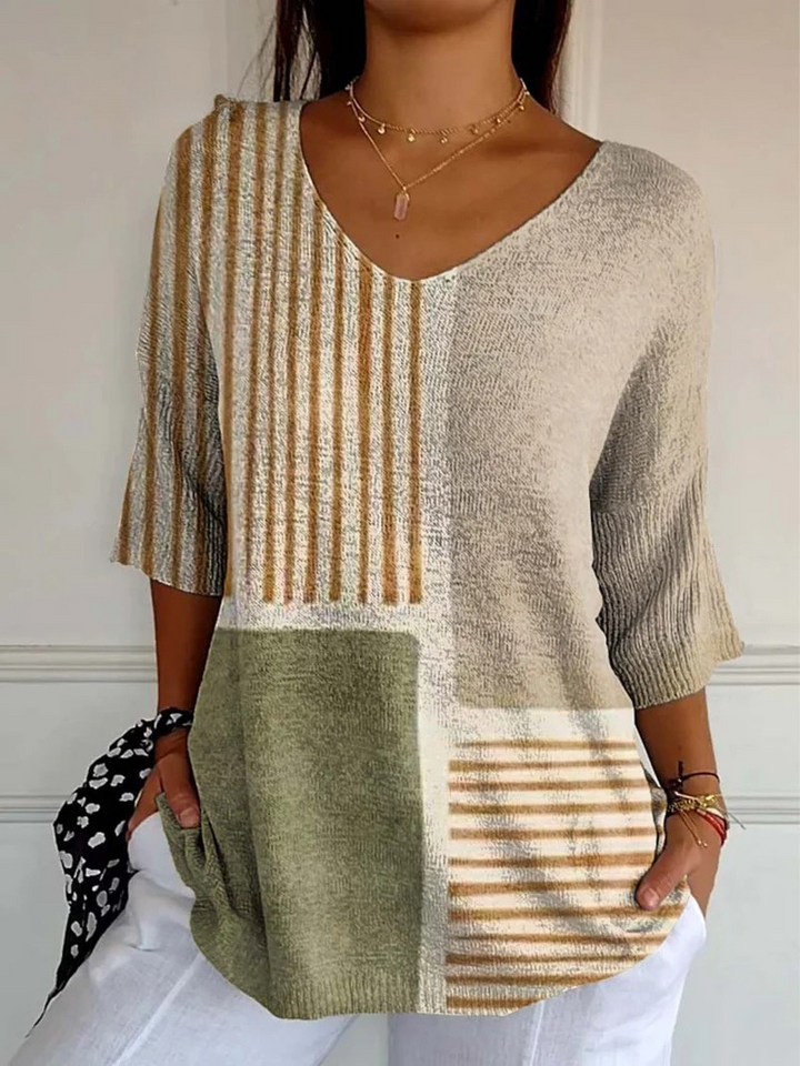 Ivy | Vintage Floral Knit Pullover