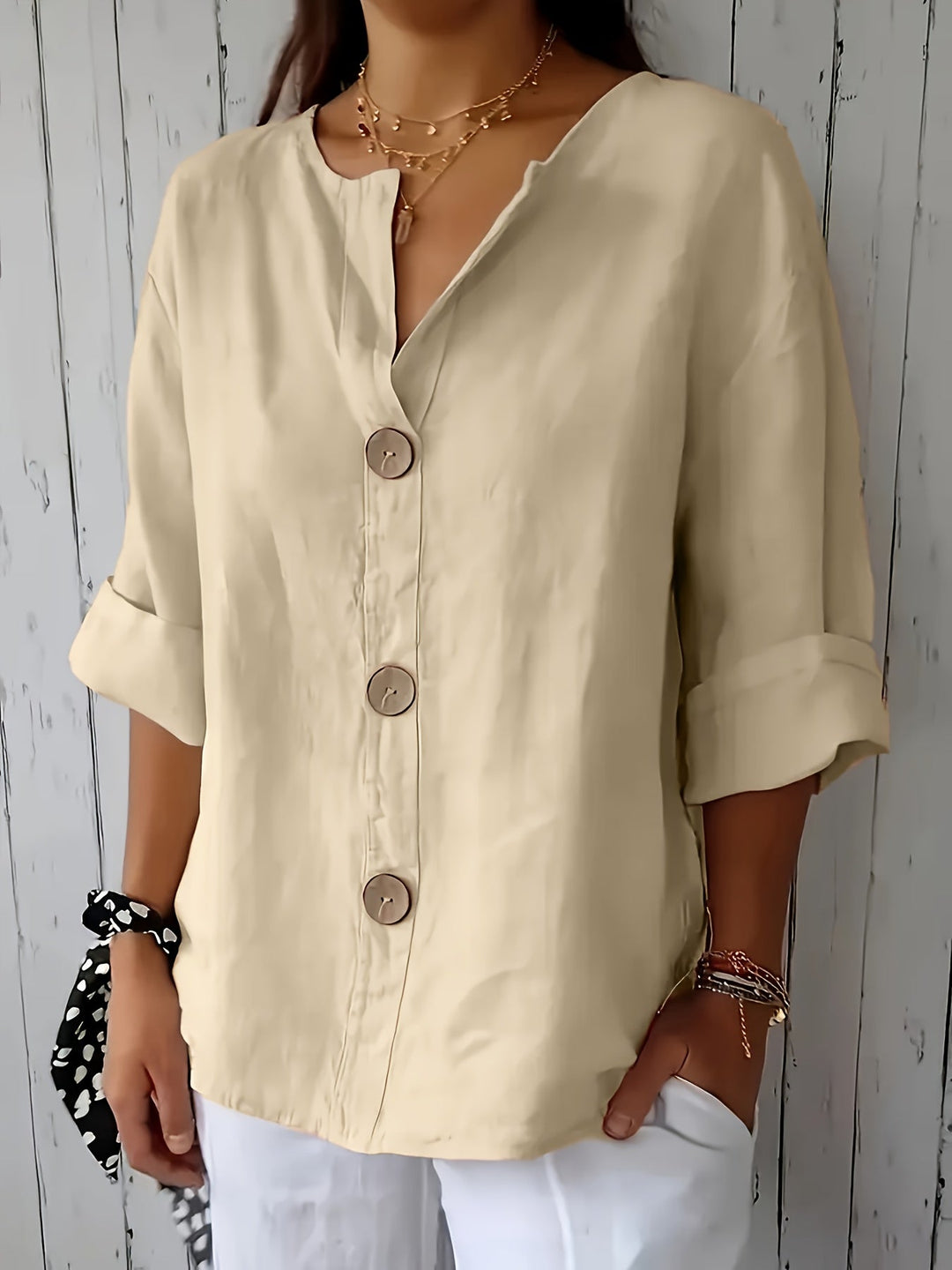 Christine | Casual Loose Button Shirt