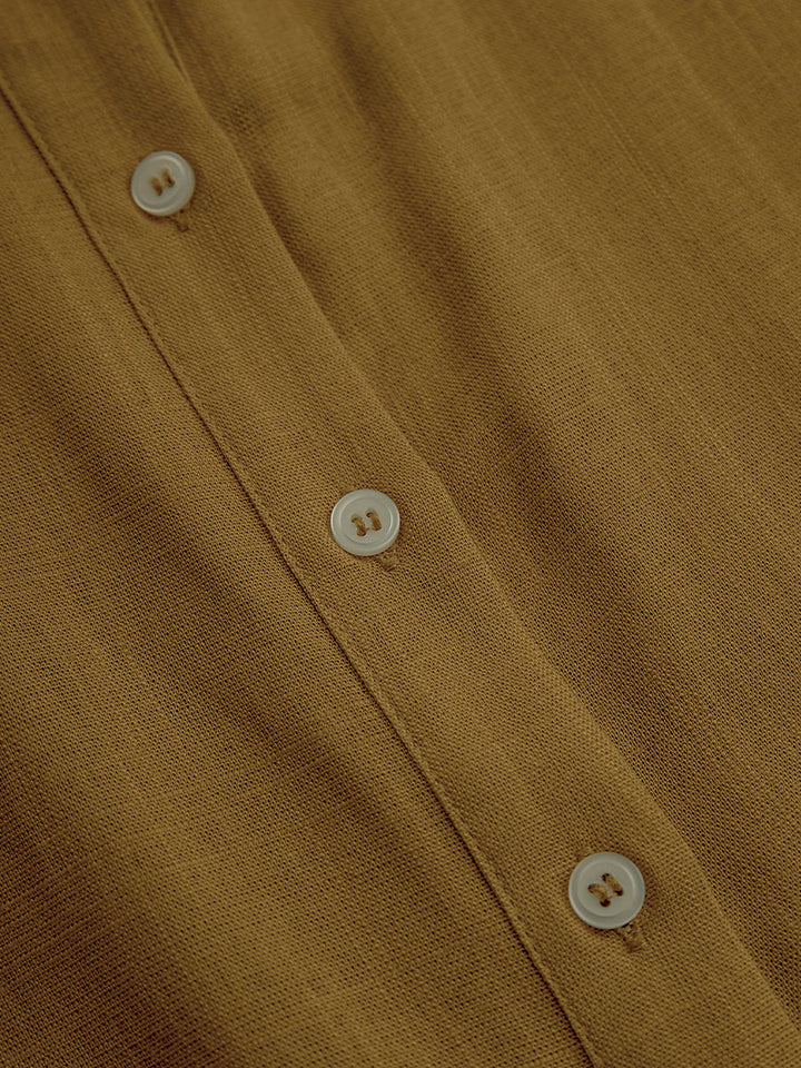 Goldie | Belted Button-Front Midi Dress