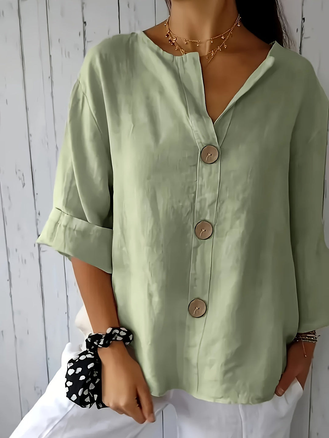 Christine | Casual Loose Button Shirt