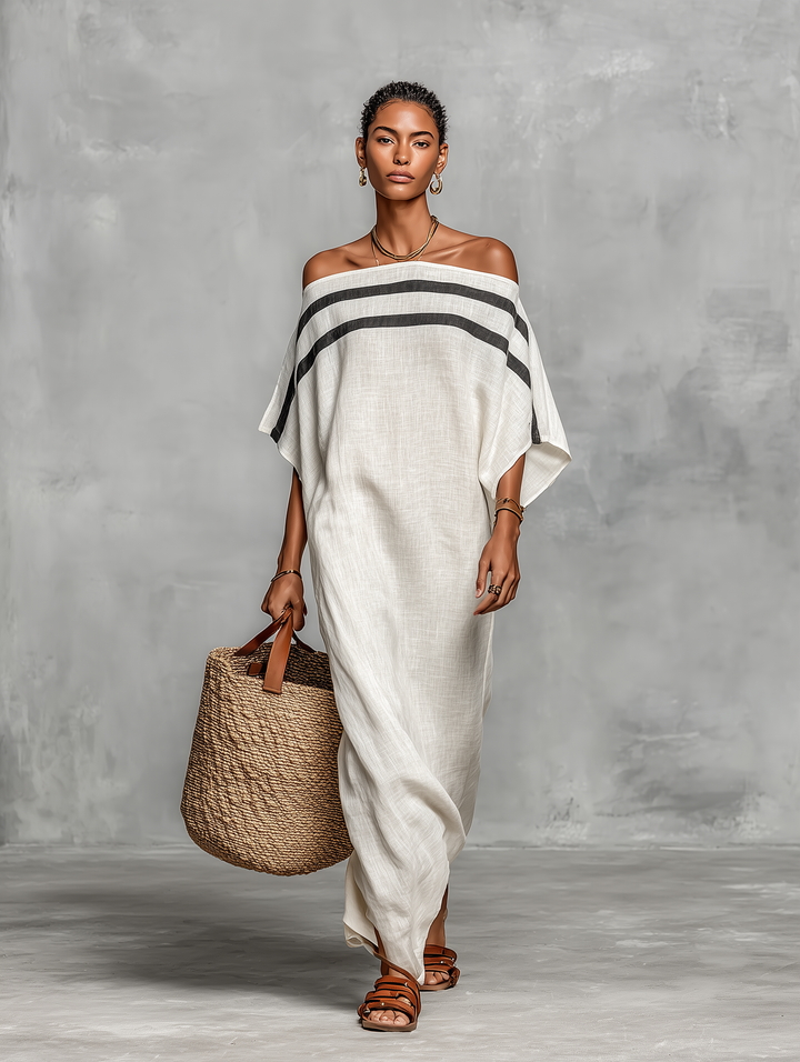 Calla | Off-Shoulder Batwing Maxi Dress