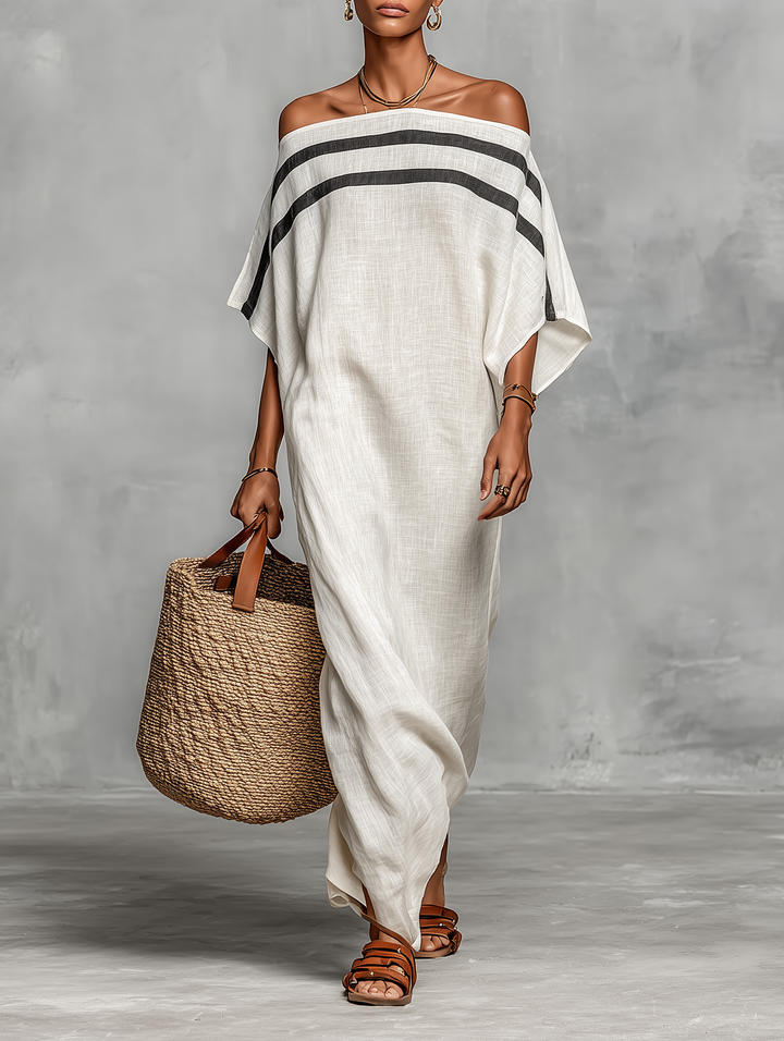 Calla | Off-Shoulder Batwing Maxi Dress