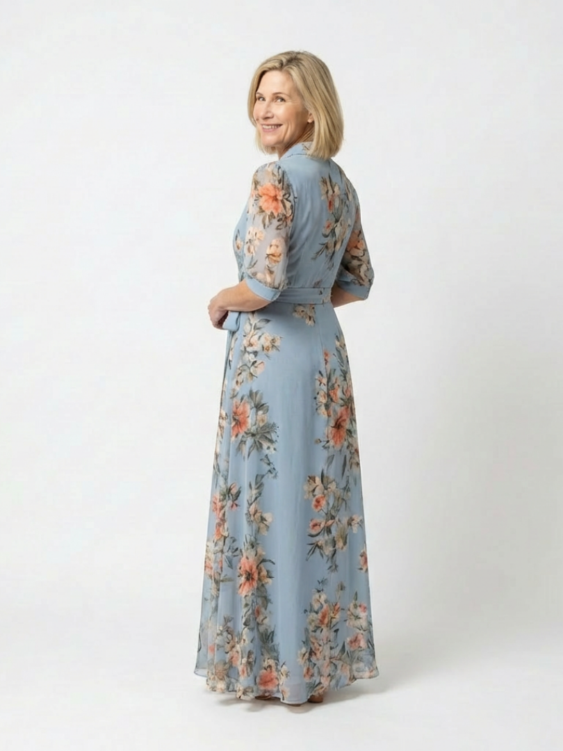Elowen | Floral Wrap Maxi Dress
